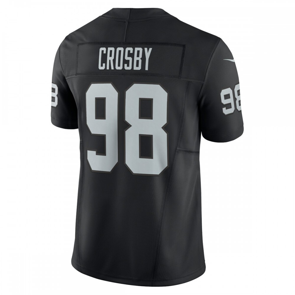 Maxx Crosby Las Vegas Raiders Vapor F.U.S.E. Limited Jersey - Black-Pro Kit Vault | Brand New 26/27 Sports Jerseys