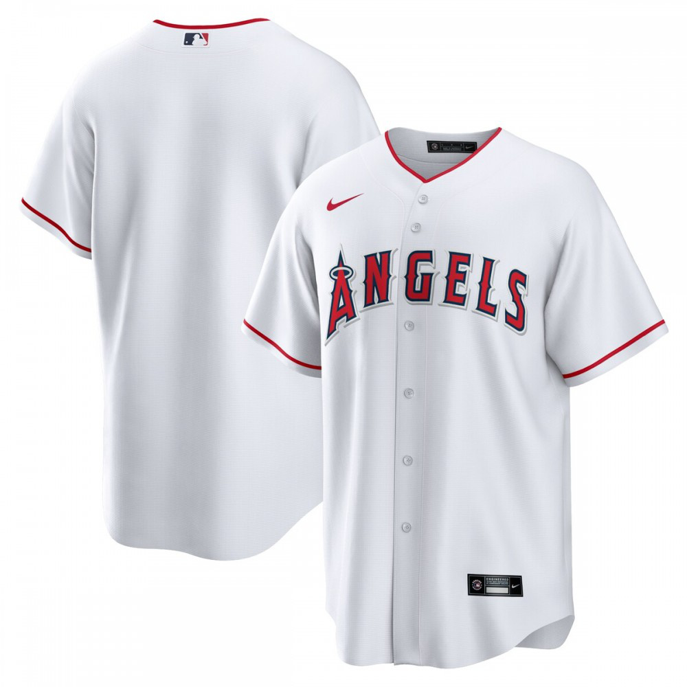 Los Angeles Angels Home Replica Team Jersey - White-Pro Kit Vault | Brand New 26/27 Sports Jerseys