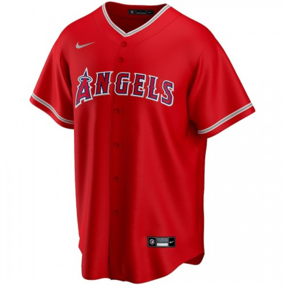Men's Los Angeles Angels Shohei Ohtani #17 Scarlet 2020 Alternate Jersey-Pro Kit Vault | Brand New 26/27 Sports Jerseys