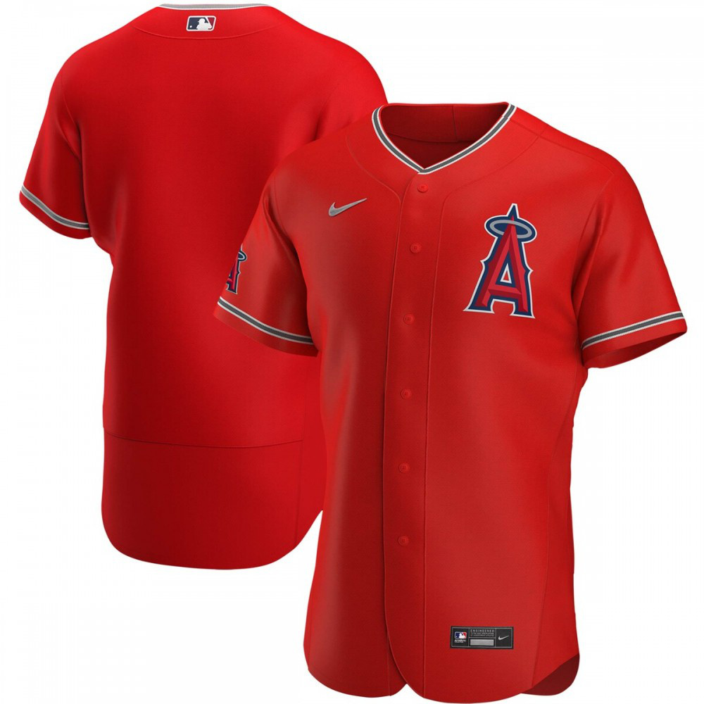 Los Angeles Angels Alternate Authentic Team Logo Jersey - Red-Pro Kit Vault | Brand New 26/27 Sports Jerseys