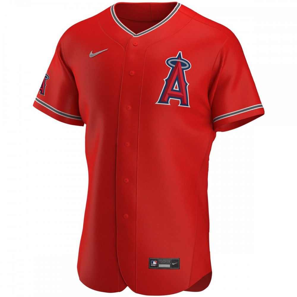 Los Angeles Angels Alternate Authentic Team Logo Jersey - Red-Pro Kit Vault | Brand New 26/27 Sports Jerseys