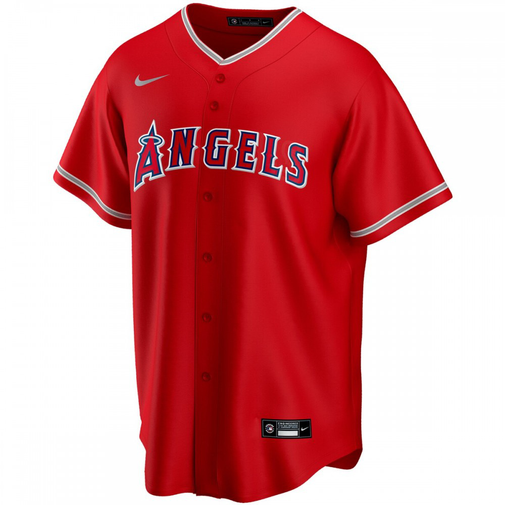 Los Angeles Angels Youth Alternate Replica Team Jersey - Red-Pro Kit Vault | Brand New 26/27 Sports Jerseys