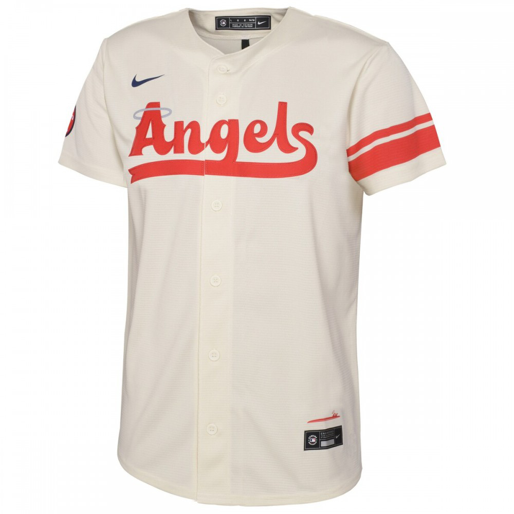 Anthony Rendon Los Angeles Angels Youth 2022 City Connect Replica Player Jersey - Cream-Pro Kit Vault | Brand New 26/27 Sports Jerseys