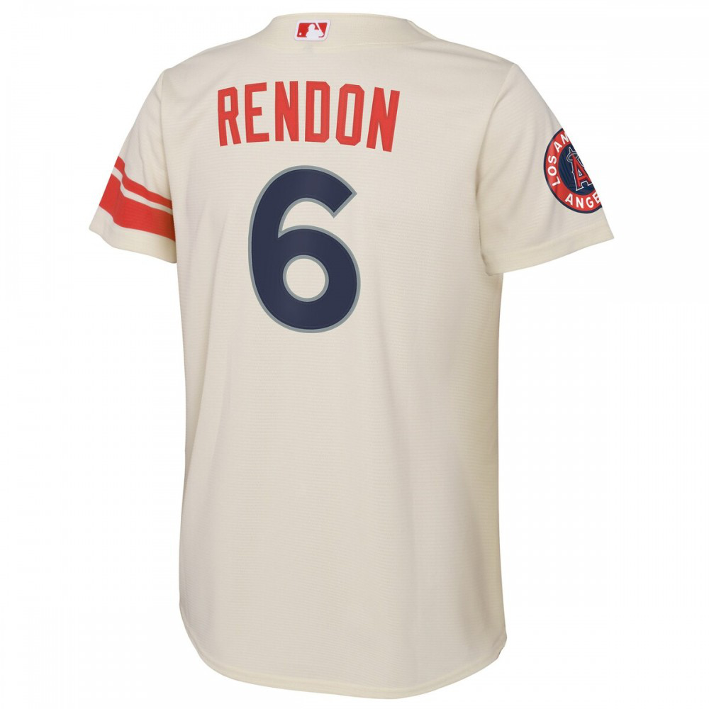 Anthony Rendon Los Angeles Angels Youth 2022 City Connect Replica Player Jersey - Cream-Pro Kit Vault | Brand New 26/27 Sports Jerseys