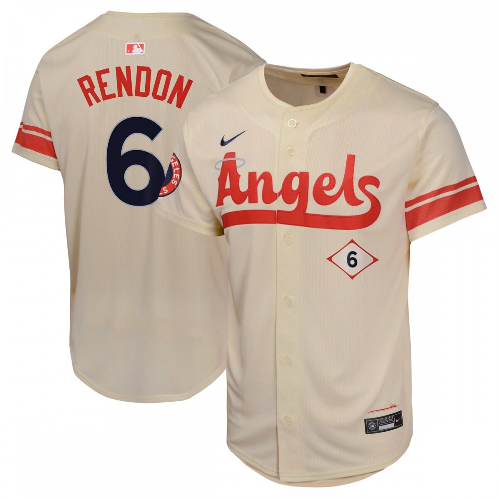 Anthony Rendon Los Angeles Angels Youth City Connect Limited Player Jersey - Cream-Pro Kit Vault | Brand New 26/27 Sports Jerseys