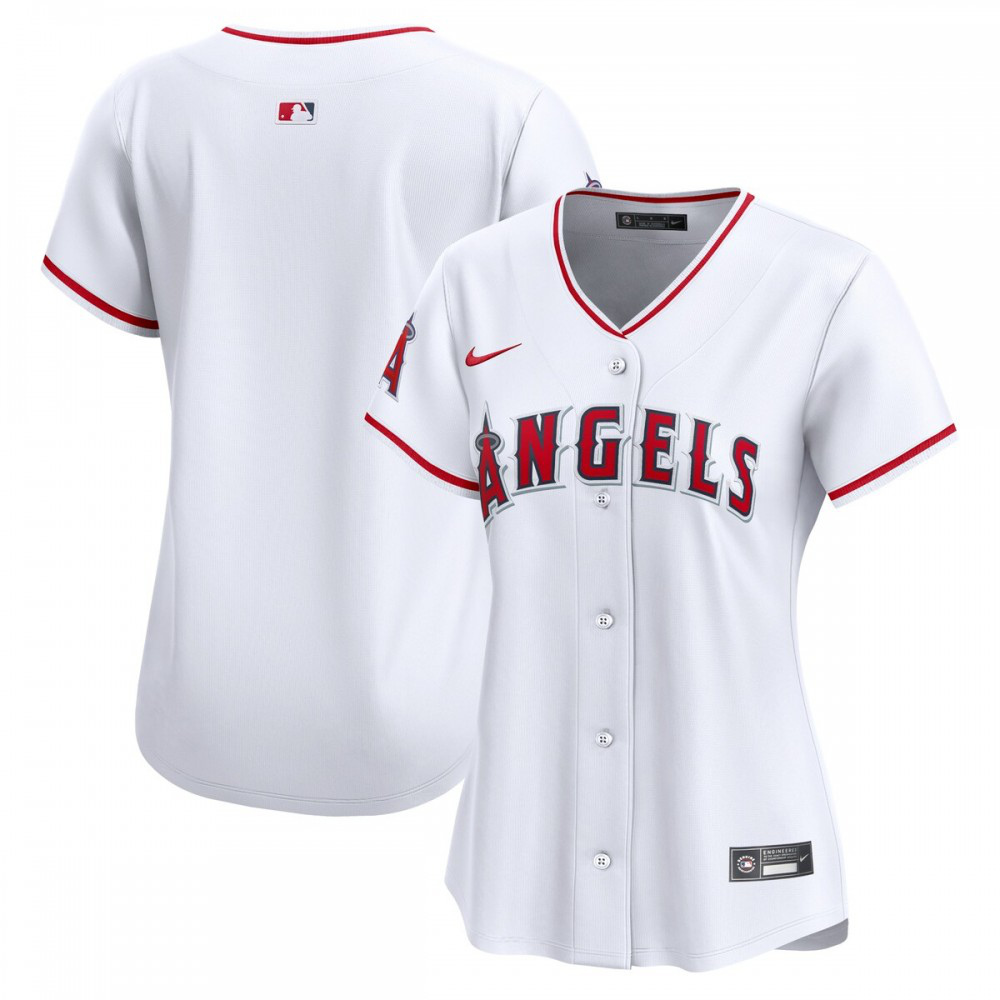 Los Angeles Angels Women's Home Limited Jersey - White-Pro Kit Vault | Brand New 26/27 Sports Jerseys