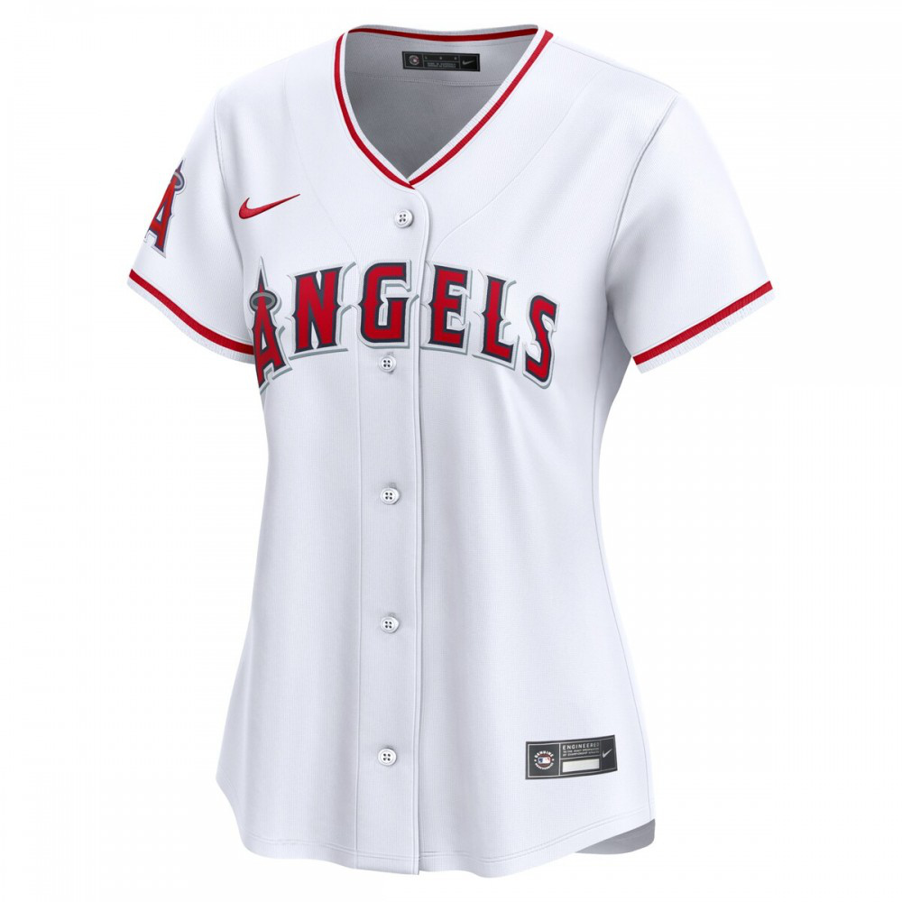 Los Angeles Angels Women's Home Limited Jersey - White-Pro Kit Vault | Brand New 26/27 Sports Jerseys