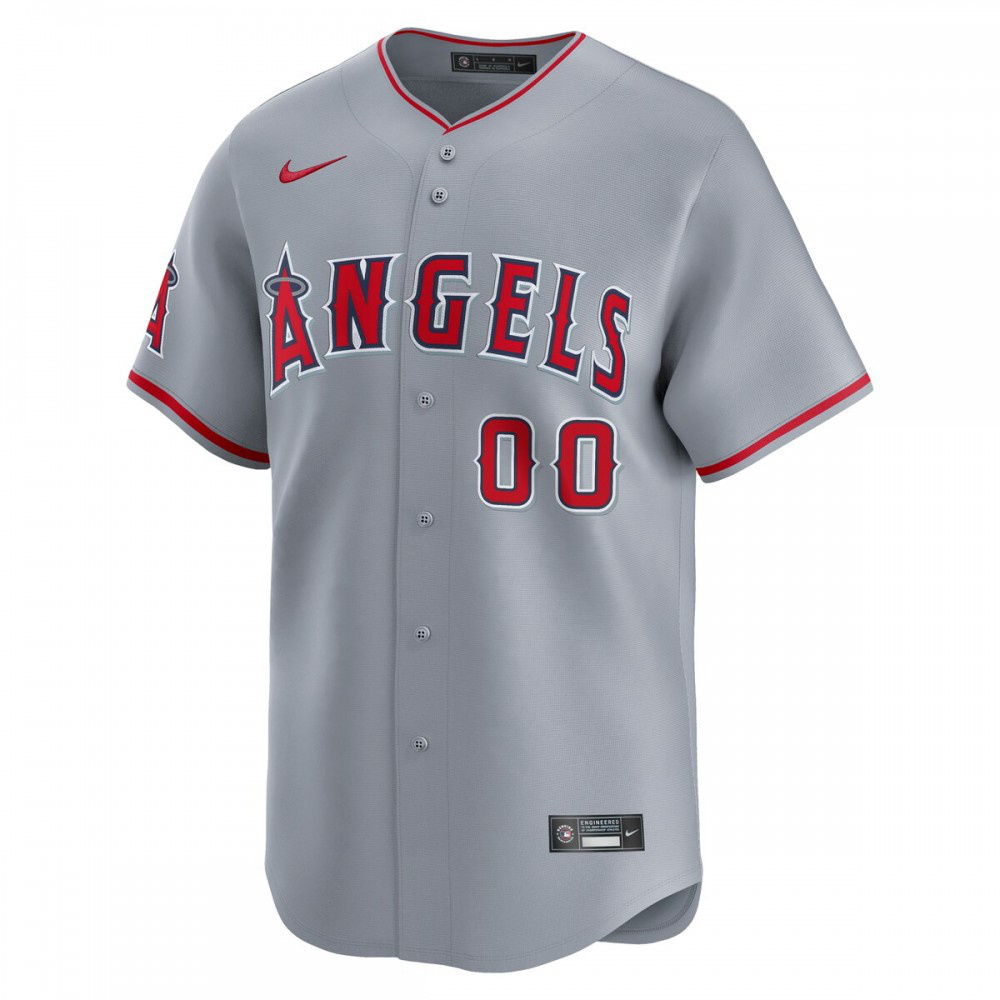 Los Angeles Angels Away Limited Custom Jersey - Gray-Pro Kit Vault | Brand New 26/27 Sports Jerseys
