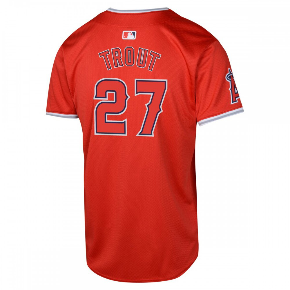 Mike Trout Los Angeles Angels Youth Alternate Limited Player Jersey - Red-Pro Kit Vault | Brand New 26/27 Sports Jerseys