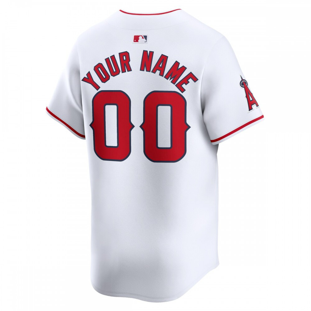 Los Angeles Angels Youth Home Limited Custom Jersey - White-Pro Kit Vault | Brand New 26/27 Sports Jerseys