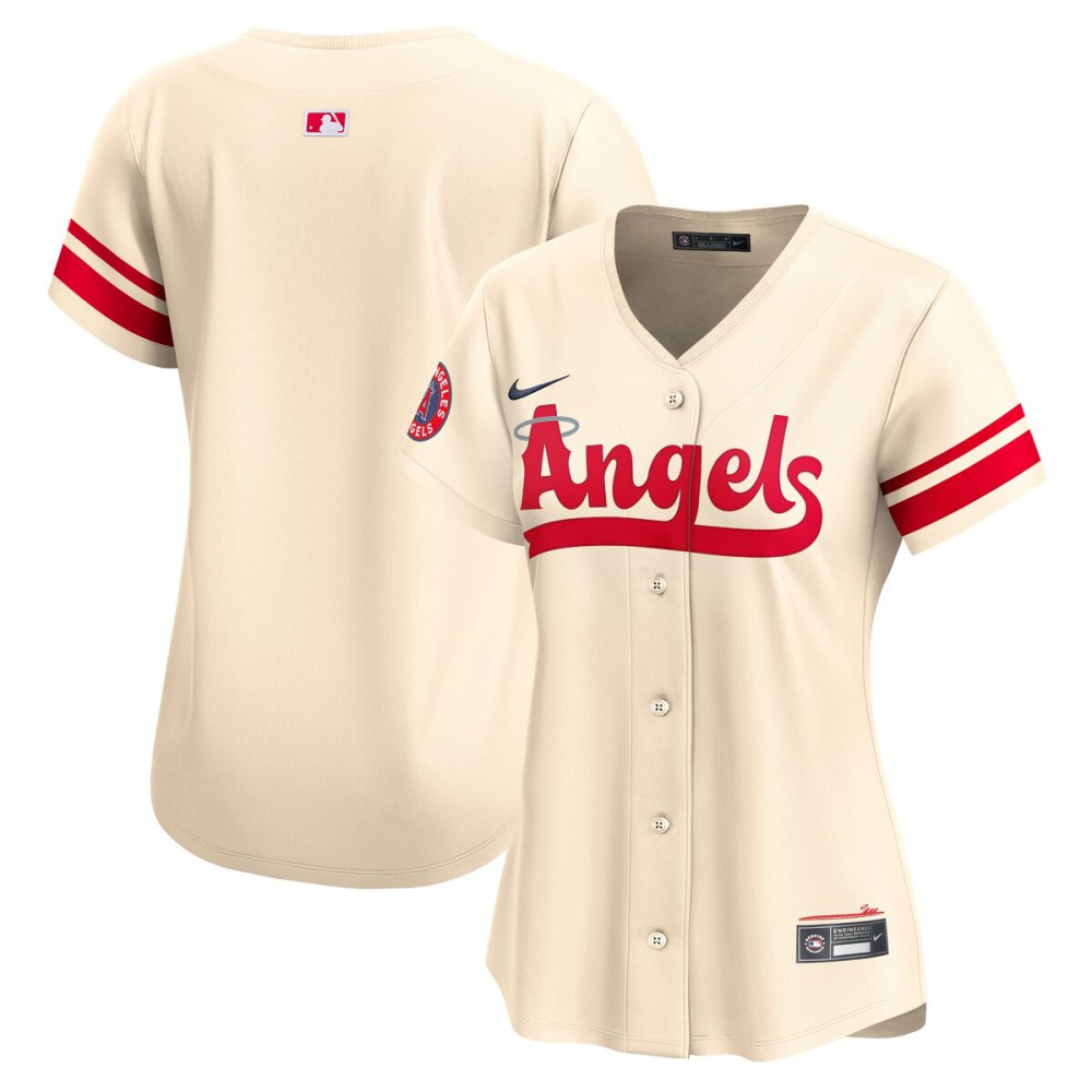 Los Angeles Angels Women's City Connect Limited Jersey - Cream-Pro Kit Vault | Brand New 26/27 Sports Jerseys