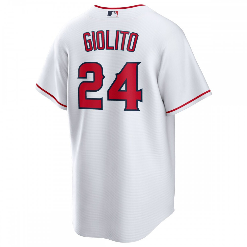 Lucas Giolito Los Angeles Angels Home Replica Player Jersey - White-Pro Kit Vault | Brand New 26/27 Sports Jerseys