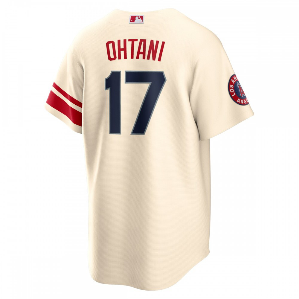 Shohei Ohtani Los Angeles Angels 2022 City Connect Replica Player Jersey - Cream-Pro Kit Vault | Brand New 26/27 Sports Jerseys