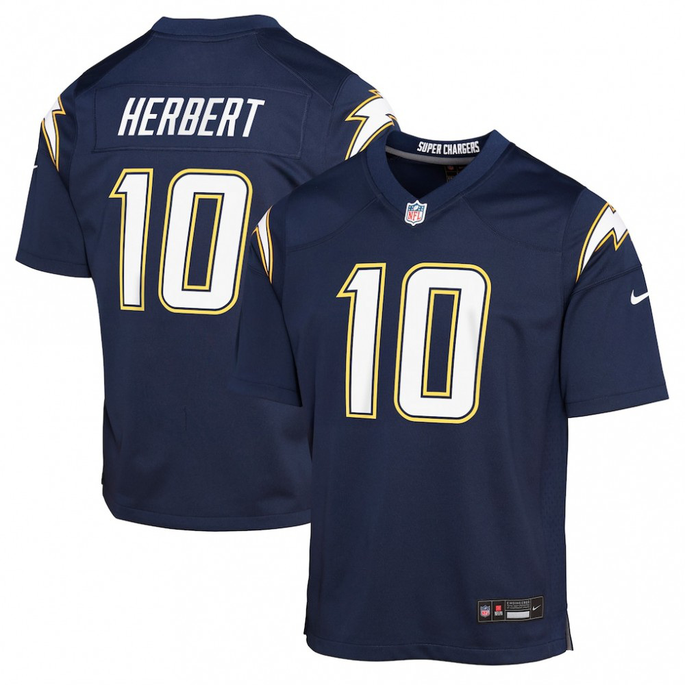 Justin Herbert Los Angeles Chargers Youth Alternate Super Chargers Game Player Jersey - Navy-Pro Kit Vault | Brand New 26/27 Sports Jerseys