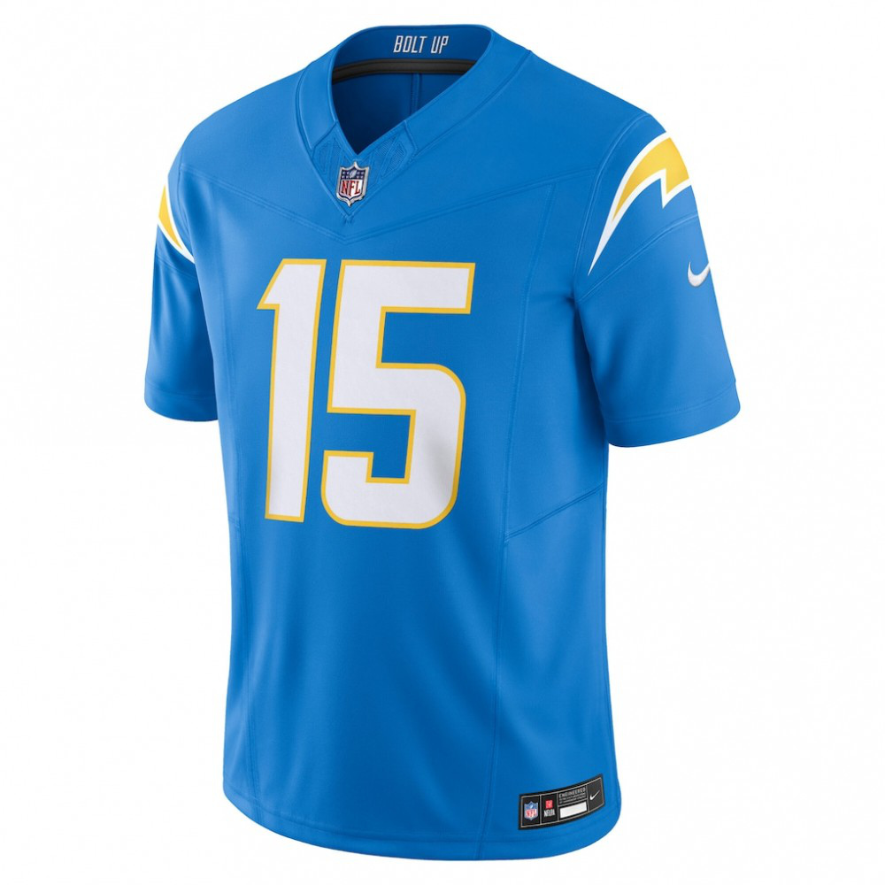 Ladd McConkey Los Angeles Chargers Team Vapor F.U.S.E. Limited Jersey - Powder Blue-Pro Kit Vault | Brand New 26/27 Sports Jerseys