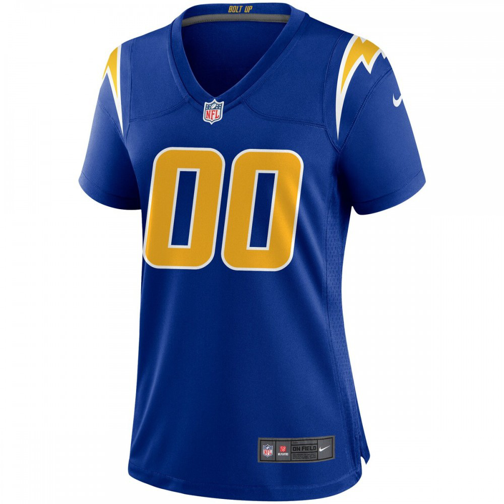 Los Angeles Chargers Women's Alternate Custom Game Jersey - Royal-Pro Kit Vault | Brand New 26/27 Sports Jerseys