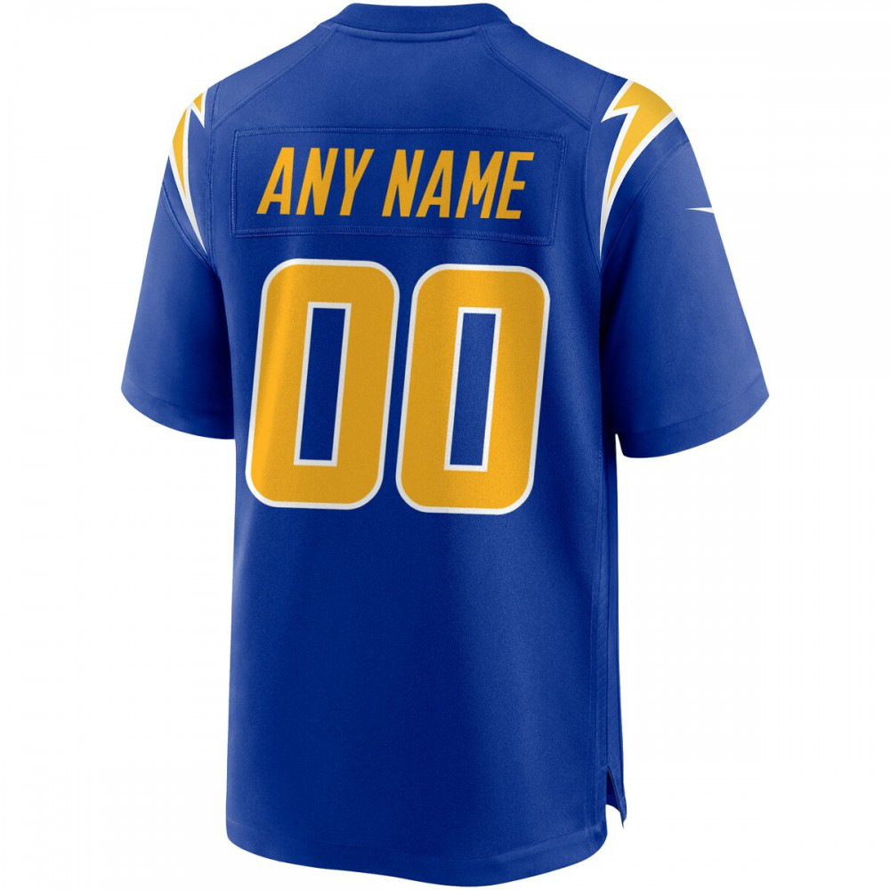 Los Angeles Chargers Alternate Custom Game Jersey - Royal-Pro Kit Vault | Brand New 26/27 Sports Jerseys