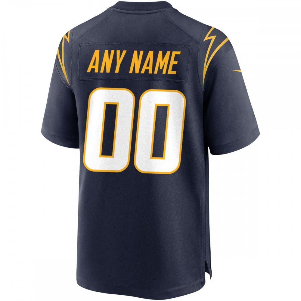 Los Angeles Chargers Alternate Custom Game Jersey - Navy-Pro Kit Vault | Brand New 26/27 Sports Jerseys