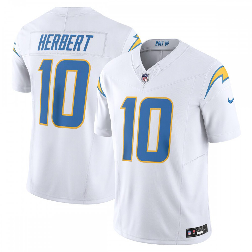 Justin Herbert Los Angeles Chargers Vapor F.U.S.E. Limited Jersey - White-Pro Kit Vault | Brand New 26/27 Sports Jerseys