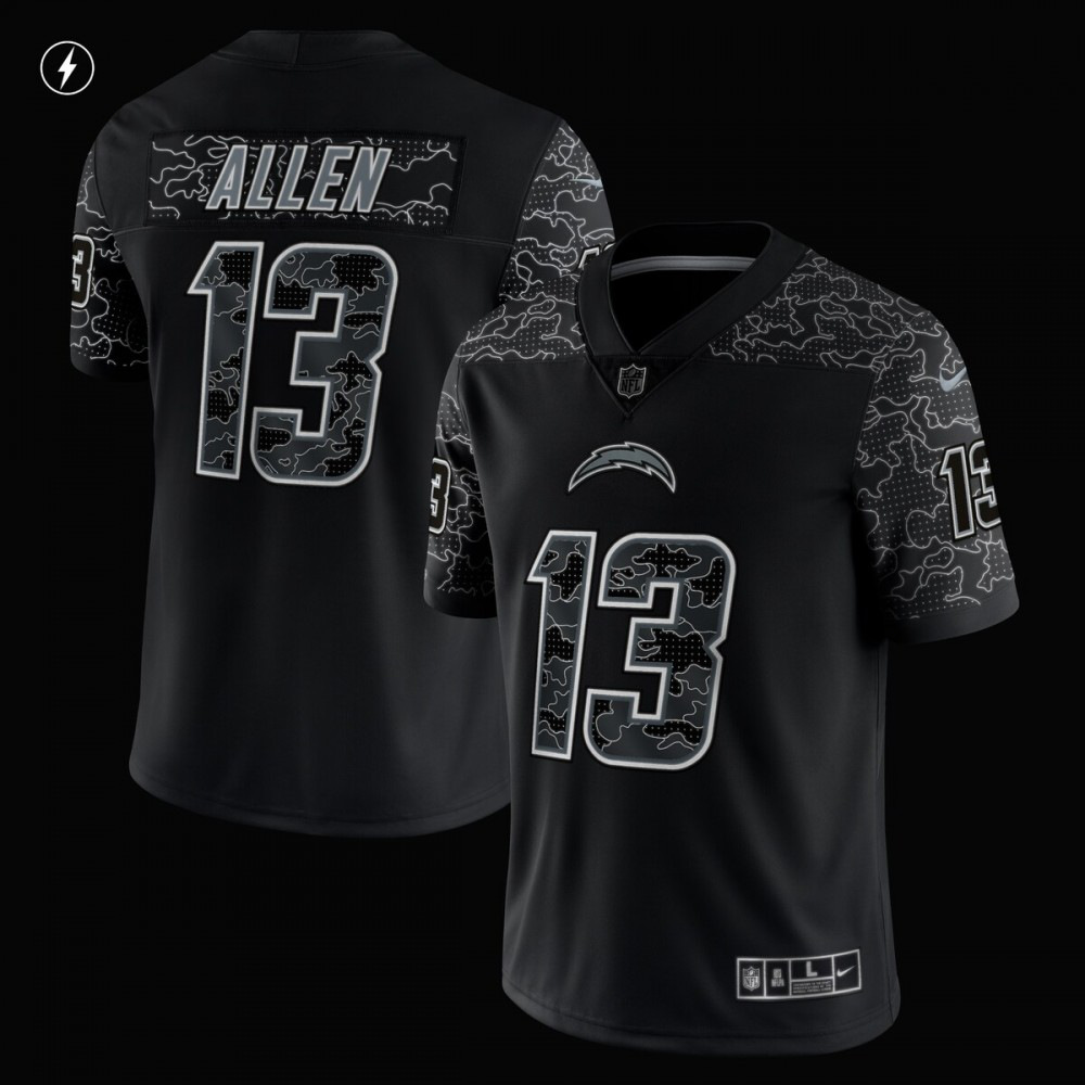 Keenan Allen Los Angeles Chargers RFLCTV Limited Jersey - Black-Pro Kit Vault | Brand New 26/27 Sports Jerseys