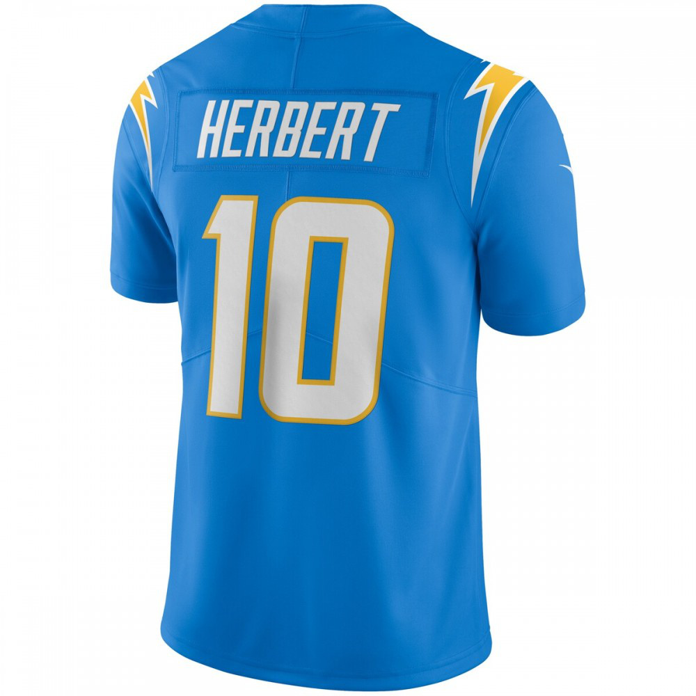 Justin Herbert Los Angeles Chargers Vapor Limited Jersey - Powder Blue-Pro Kit Vault | Brand New 26/27 Sports Jerseys