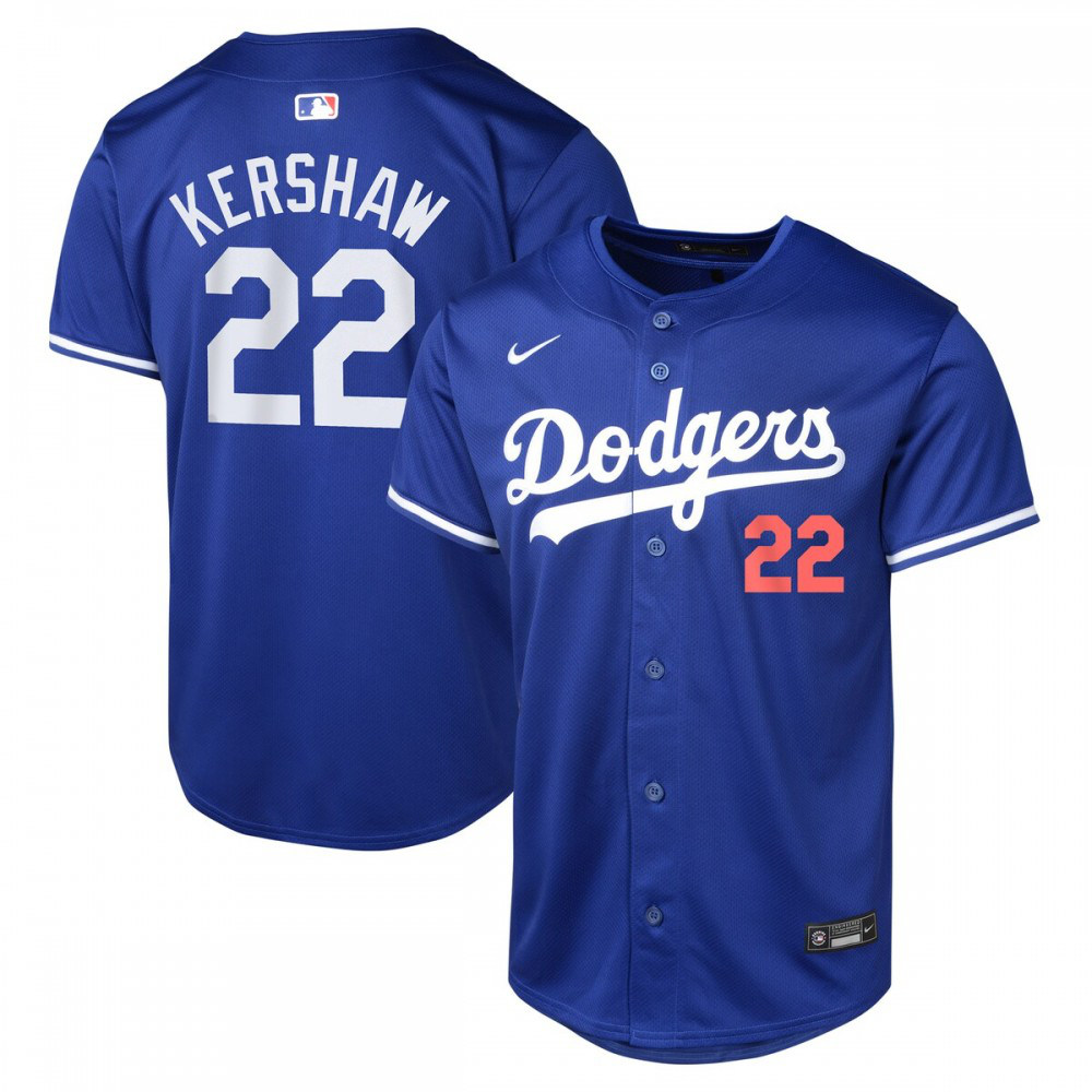 Clayton Kershaw Los Angeles Dodgers Youth Alternate Limited Player Jersey聽鈥?Royal-Pro Kit Vault | Brand New 26/27 Sports Jerseys