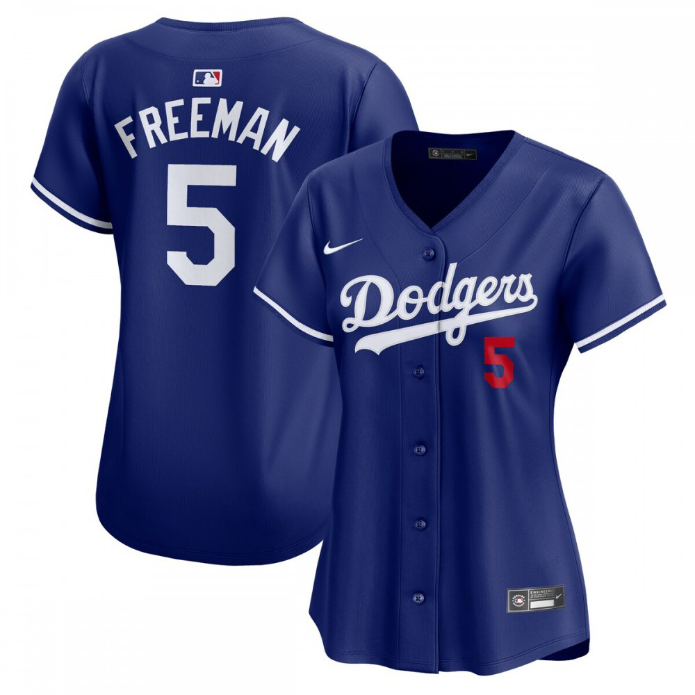 Freddie Freeman Los Angeles Dodgers Women's Alternate Limited Player Jersey聽鈥?Royal-Pro Kit Vault | Brand New 26/27 Sports Jerseys