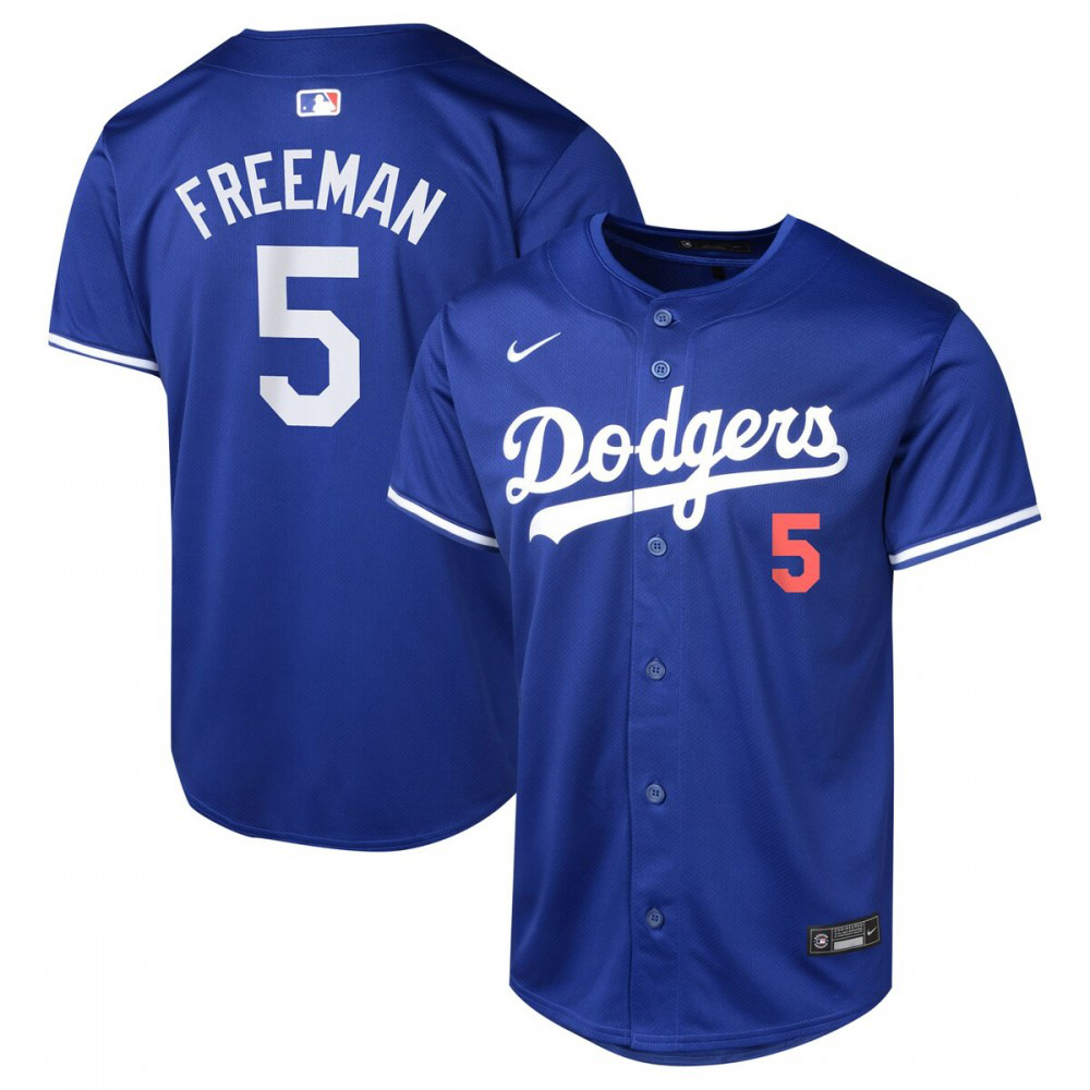 Freddie Freeman Los Angeles Dodgers Youth Alternate Limited Player Jersey聽鈥?Royal-Pro Kit Vault | Brand New 26/27 Sports Jerseys