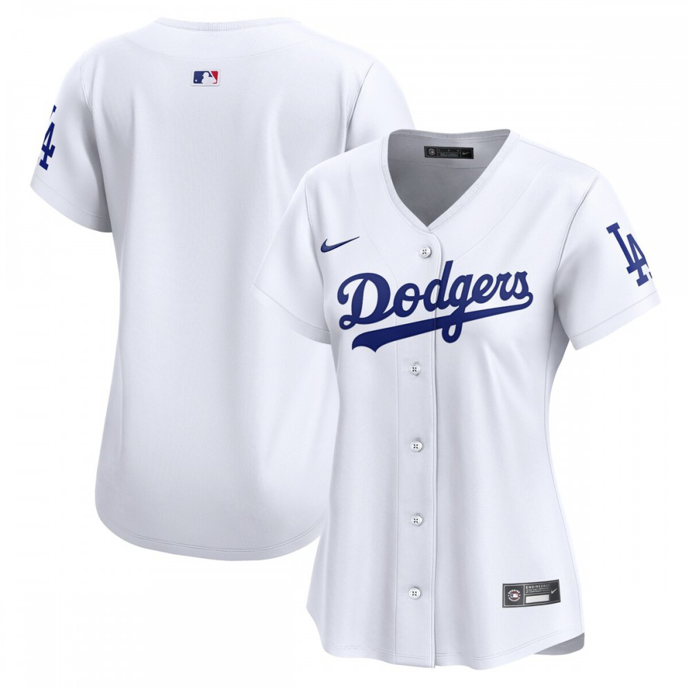 Los Angeles Dodgers Women's Home Limited Jersey - White-Pro Kit Vault | Brand New 26/27 Sports Jerseys