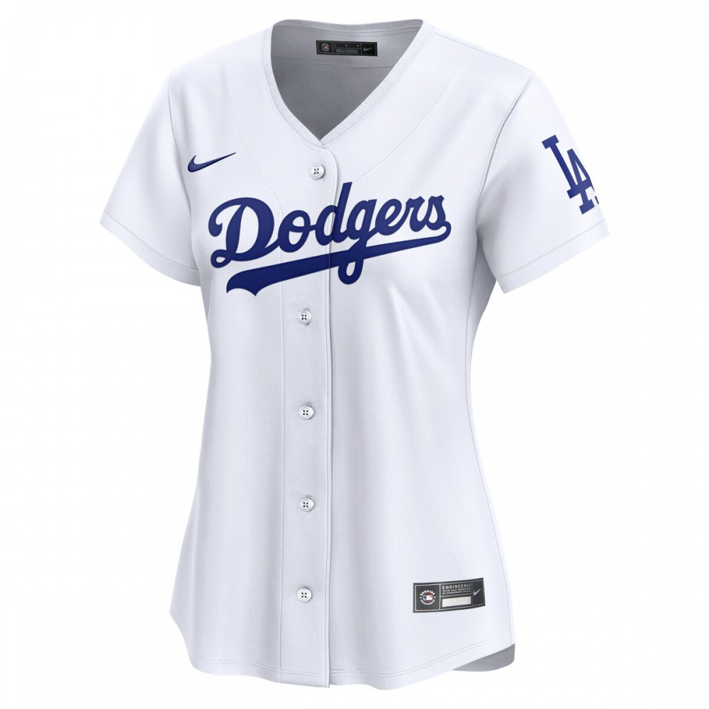 Los Angeles Dodgers Women's Home Limited Jersey - White-Pro Kit Vault | Brand New 26/27 Sports Jerseys