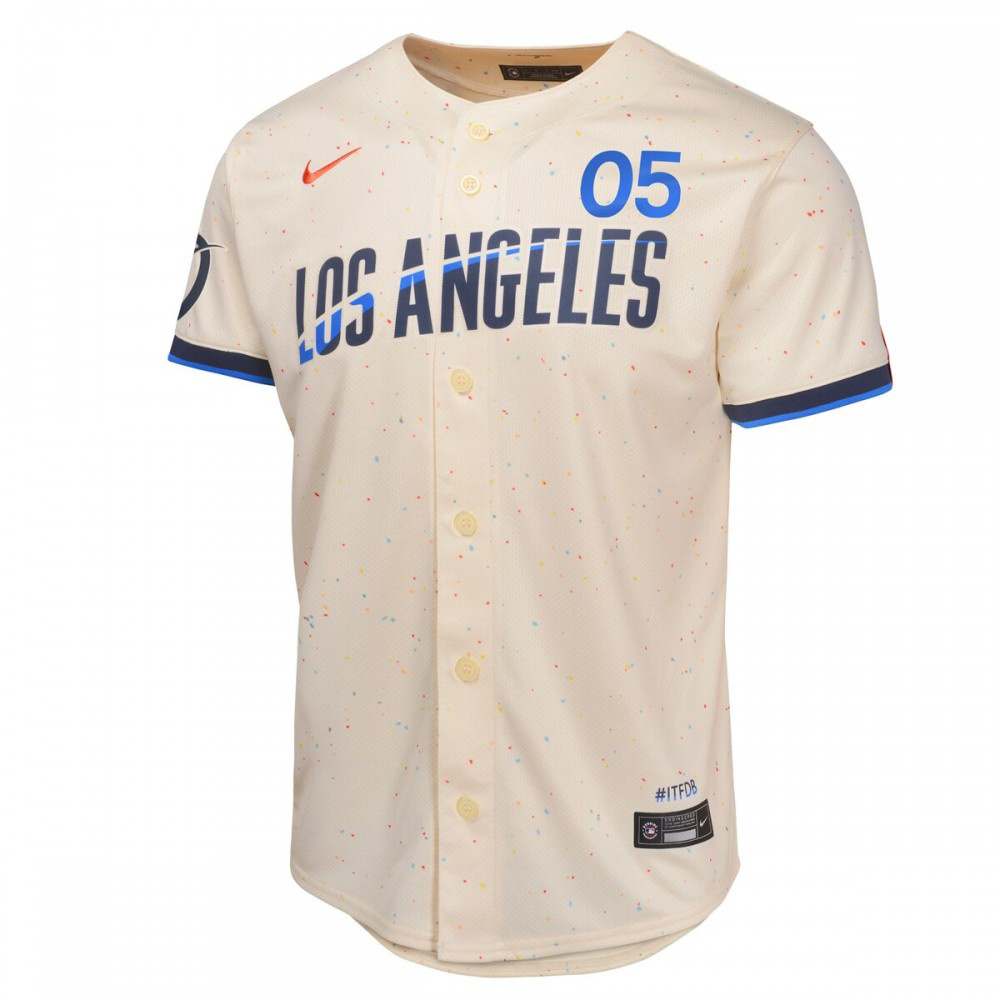 Freddie Freeman Los Angeles Dodgers Youth 2024 City Connect Limited Player Jersey - Cream-Pro Kit Vault | Brand New 26/27 Sports Jerseys