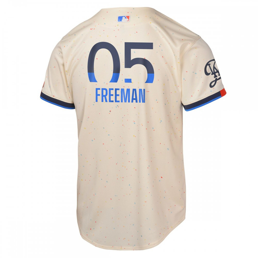 Freddie Freeman Los Angeles Dodgers Youth 2024 City Connect Limited Player Jersey - Cream-Pro Kit Vault | Brand New 26/27 Sports Jerseys