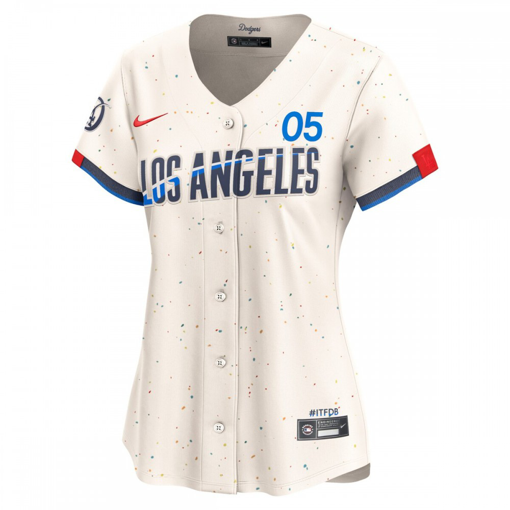 Freddie Freeman Los Angeles Dodgers Women's 2024 City Connect Limited Player Jersey - Cream-Pro Kit Vault | Brand New 26/27 Sports Jerseys