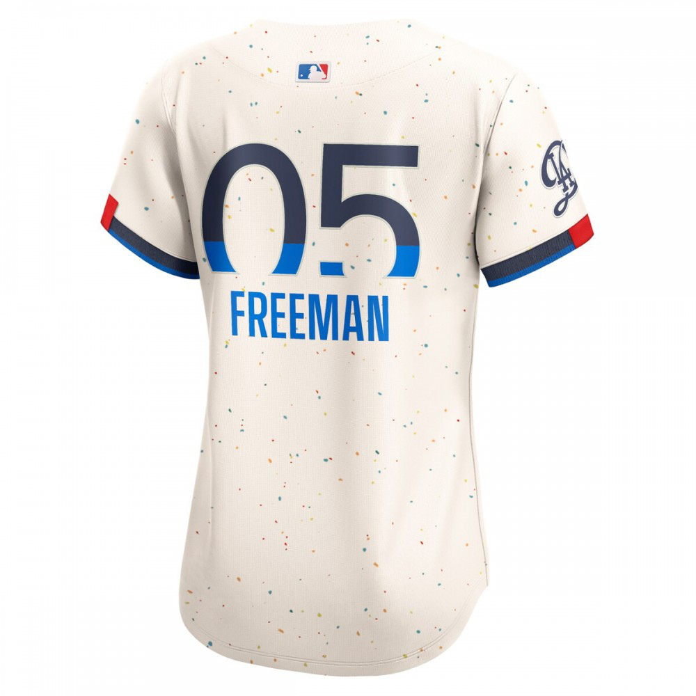 Freddie Freeman Los Angeles Dodgers Women's 2024 City Connect Limited Player Jersey - Cream-Pro Kit Vault | Brand New 26/27 Sports Jerseys