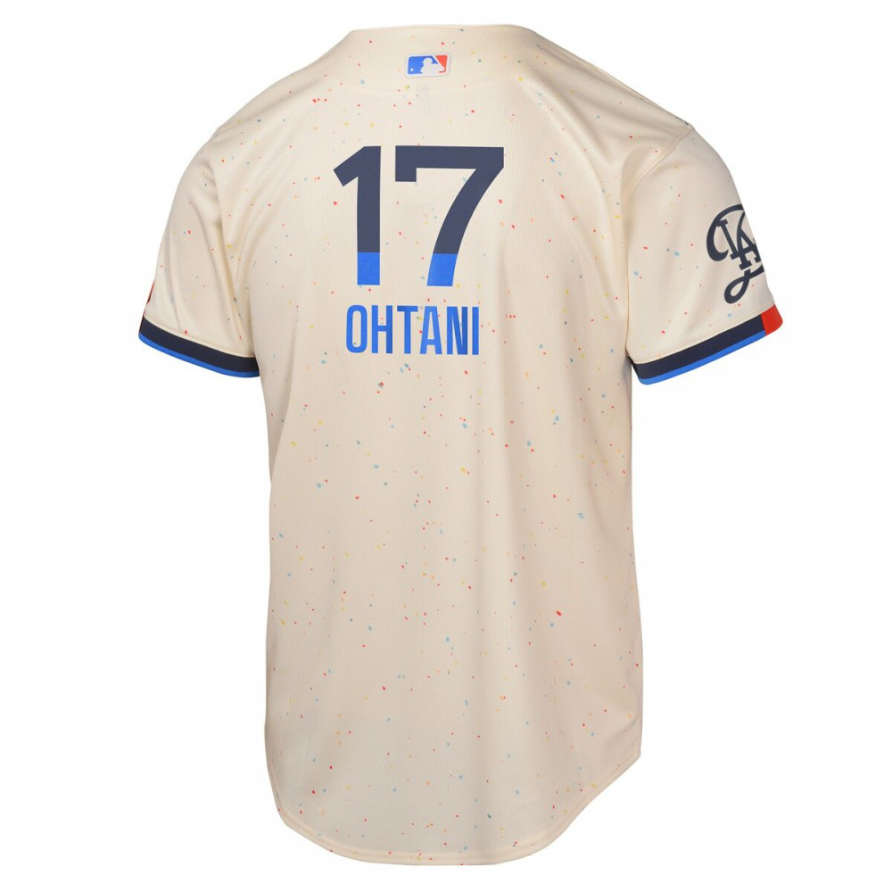 Shohei Ohtani Los Angeles Dodgers Youth 2024 City Connect Limited Player Jersey - Cream-Pro Kit Vault | Brand New 26/27 Sports Jerseys