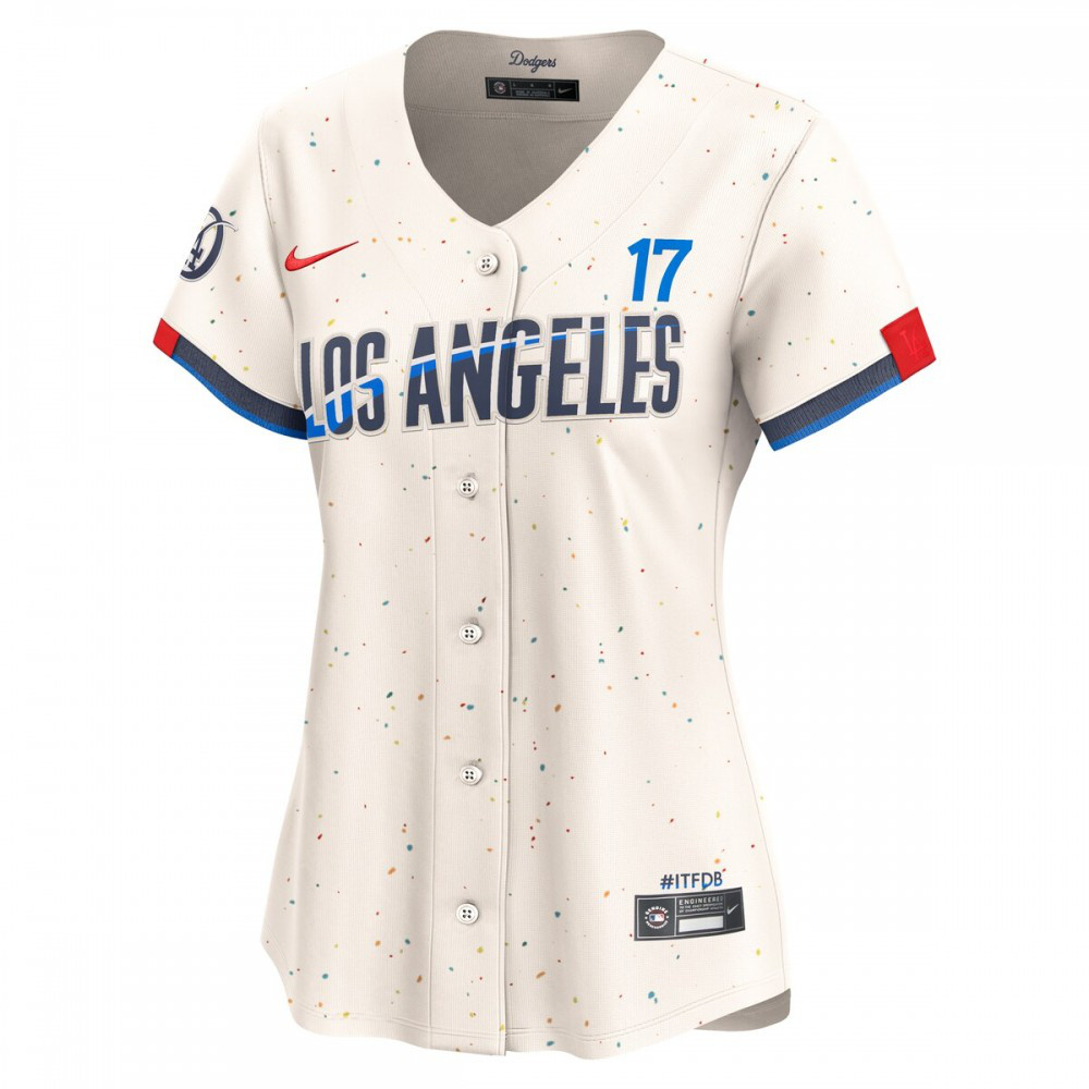 Shohei Ohtani Los Angeles Dodgers Women's 2024 City Connect Limited Player Jersey - Cream-Pro Kit Vault | Brand New 26/27 Sports Jerseys