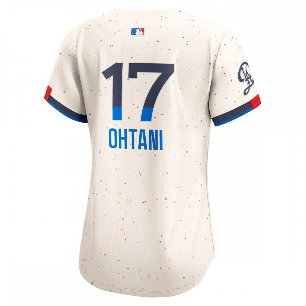 Shohei Ohtani Los Angeles Dodgers Women's 2024 City Connect Limited Player Jersey - Cream-Pro Kit Vault | Brand New 26/27 Sports Jerseys
