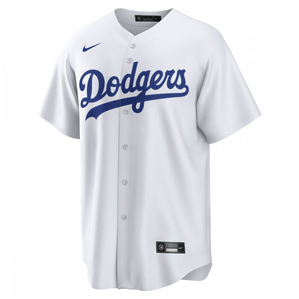 Enrique Hernandez Los Angeles Dodgers Home Replica Player Jersey - White-Pro Kit Vault | Brand New 26/27 Sports Jerseys