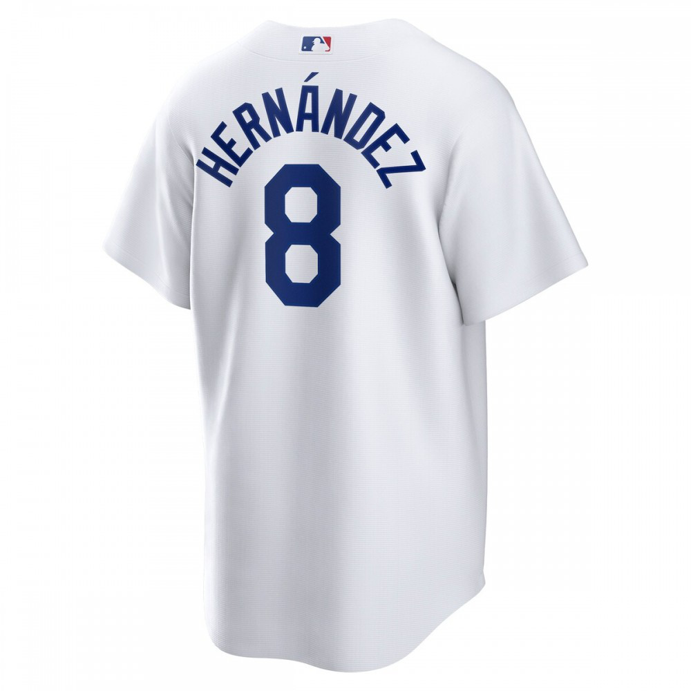 Enrique Hernandez Los Angeles Dodgers Home Replica Player Jersey - White-Pro Kit Vault | Brand New 26/27 Sports Jerseys