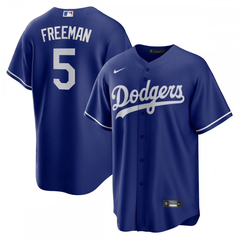 Freddie Freeman Los Angeles Dodgers Alternate Replica Player Jersey - Royal-Pro Kit Vault | Brand New 26/27 Sports Jerseys