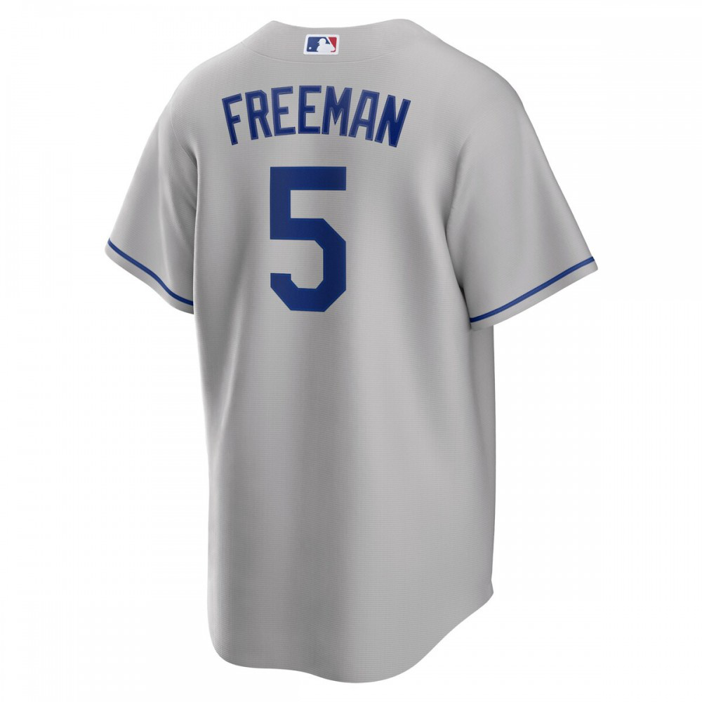 Freddie Freeman Los Angeles Dodgers Road Replica Player Jersey - Gray-Pro Kit Vault | Brand New 26/27 Sports Jerseys