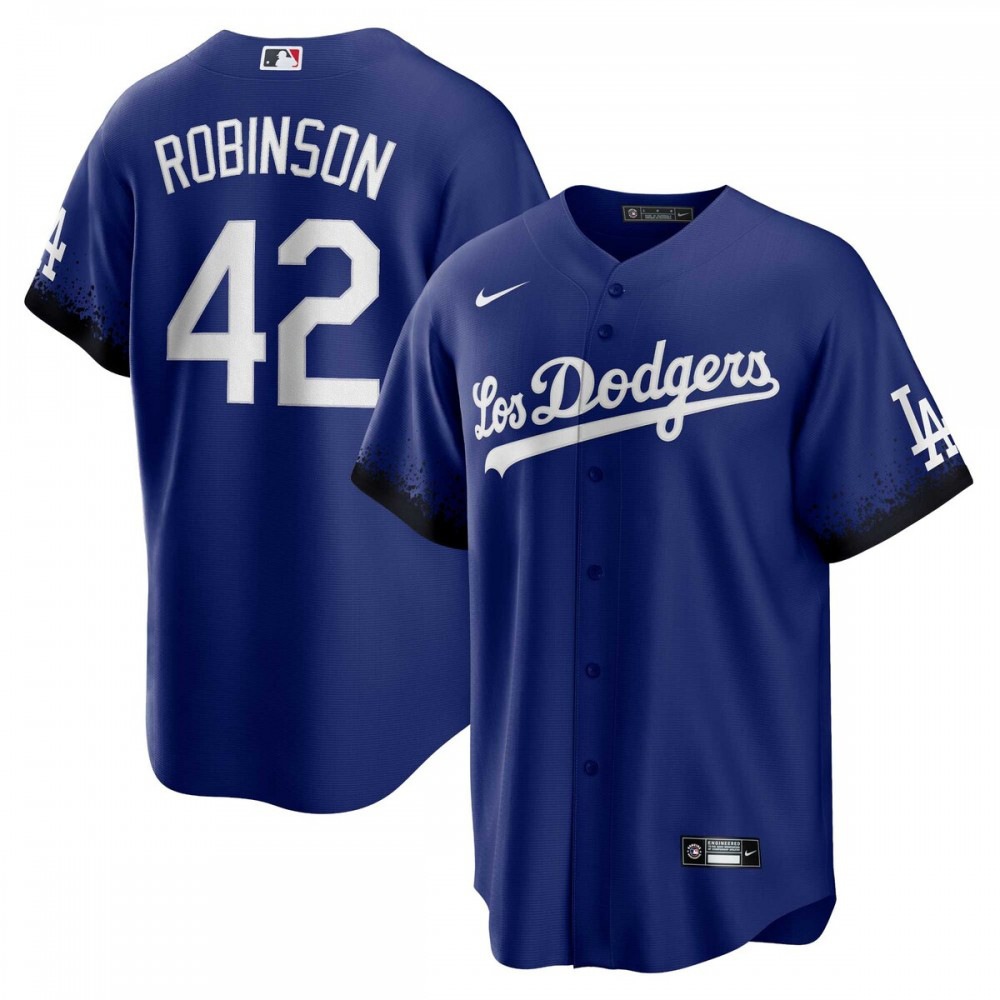 Jackie Robinson Los Angeles Dodgers City Connect Replica Player Jersey - Royal-Pro Kit Vault | Brand New 26/27 Sports Jerseys