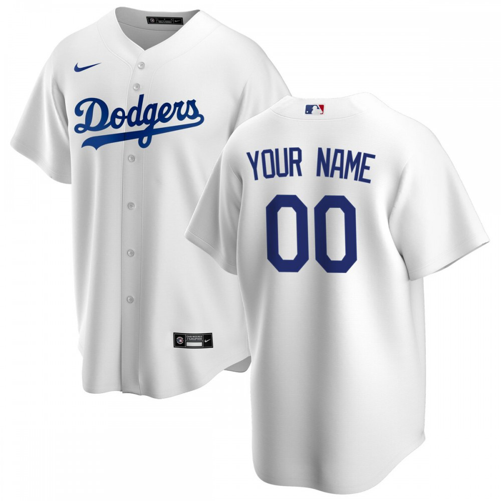 Los Angeles Dodgers Home Replica Custom Jersey - White-Pro Kit Vault | Brand New 26/27 Sports Jerseys