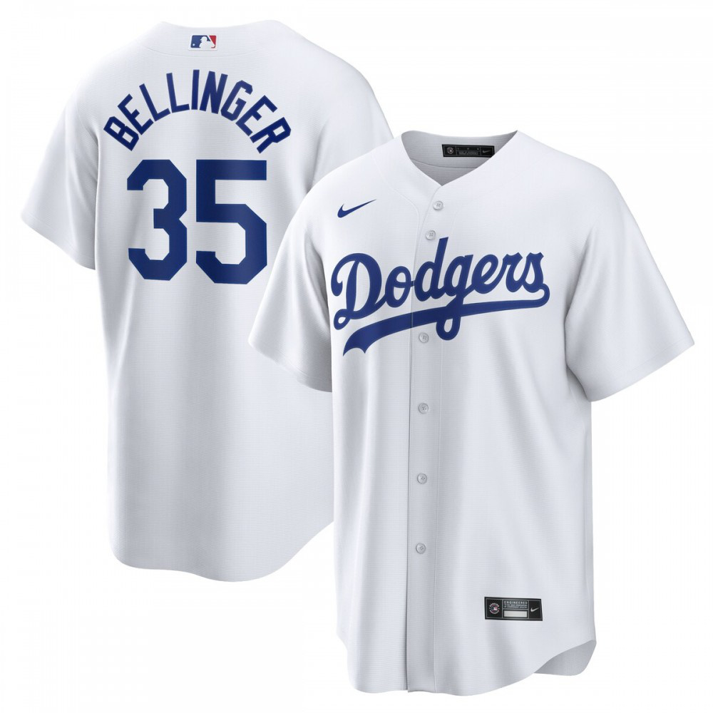 Cody Bellinger Los Angeles Dodgers Home Replica Player Name Jersey - White-Pro Kit Vault | Brand New 26/27 Sports Jerseys