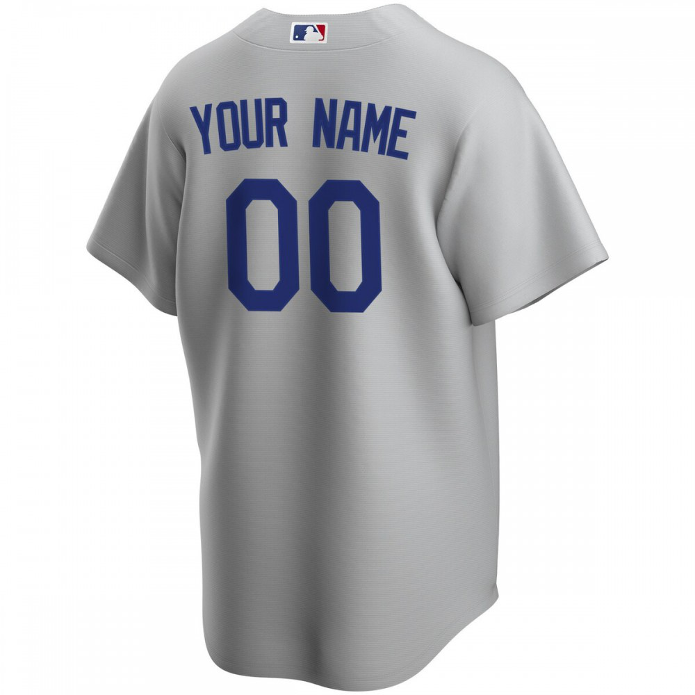Los Angeles Dodgers Alternate Replica Custom Jersey - Gray-Pro Kit Vault | Brand New 26/27 Sports Jerseys