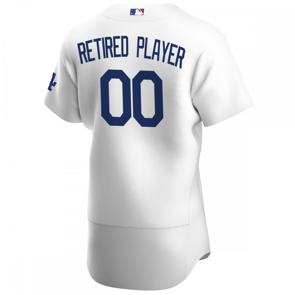 Los Angeles Dodgers Home Custom Pick-A-Player Retired Roster Authentic Jersey - White-Pro Kit Vault | Brand New 26/27 Sports Jerseys