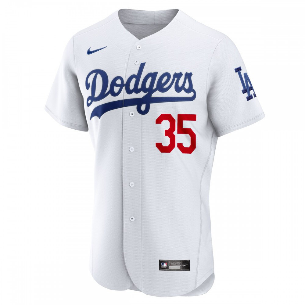 Cody Bellinger Los Angeles Dodgers Home Authentic Player Jersey - White-Pro Kit Vault | Brand New 26/27 Sports Jerseys