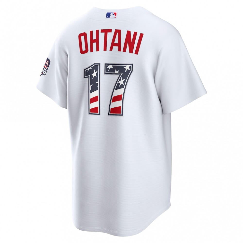 Shohei Ohtani Los Angeles Dodgers USA 250 Fourth of July Home Stadium Jersey - White-Pro Kit Vault | Brand New 26/27 Sports Jerseys