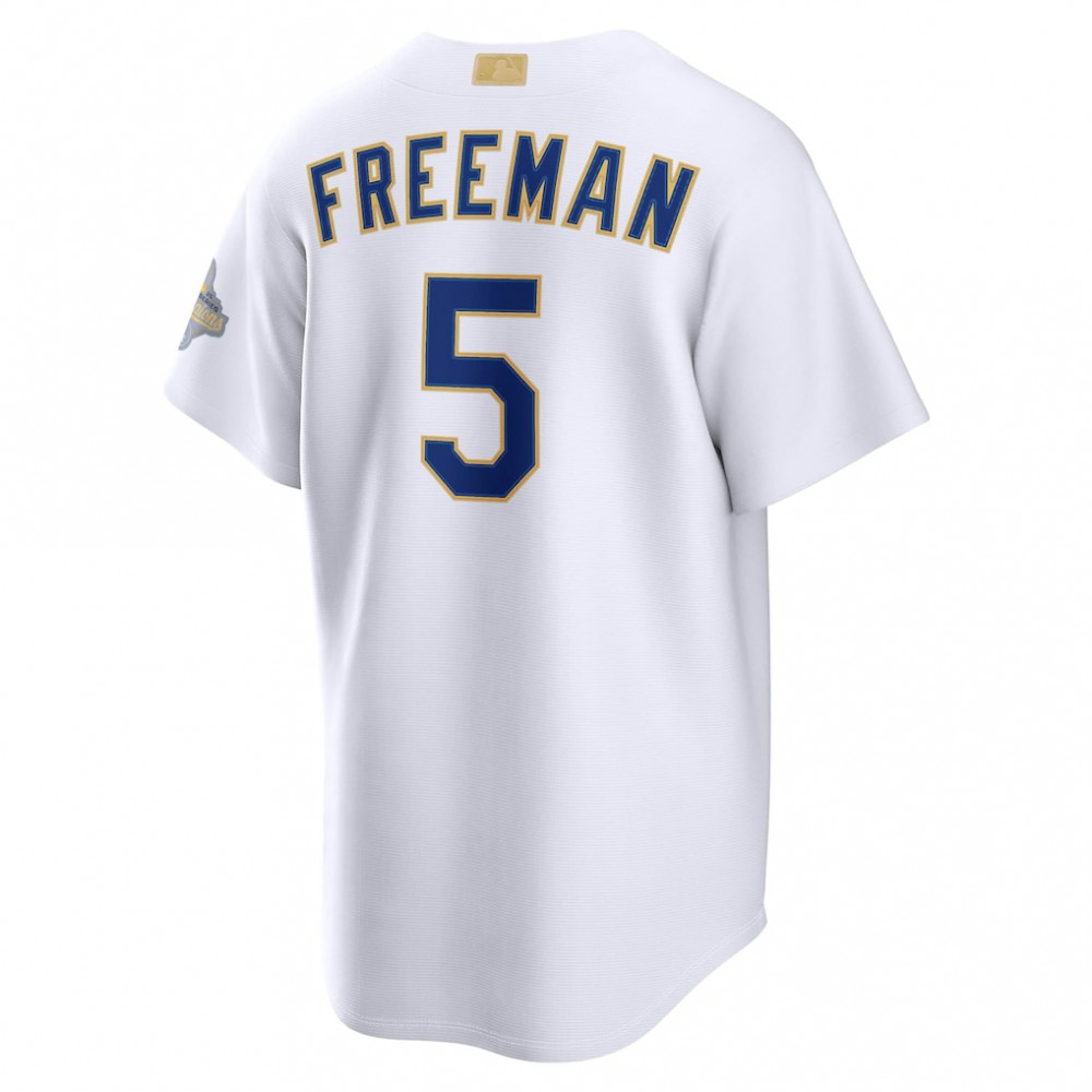 Freddie Freeman Los Angeles Dodgers 2026 Gold Collection Stadium Jersey - White-Pro Kit Vault | Brand New 26/27 Sports Jerseys