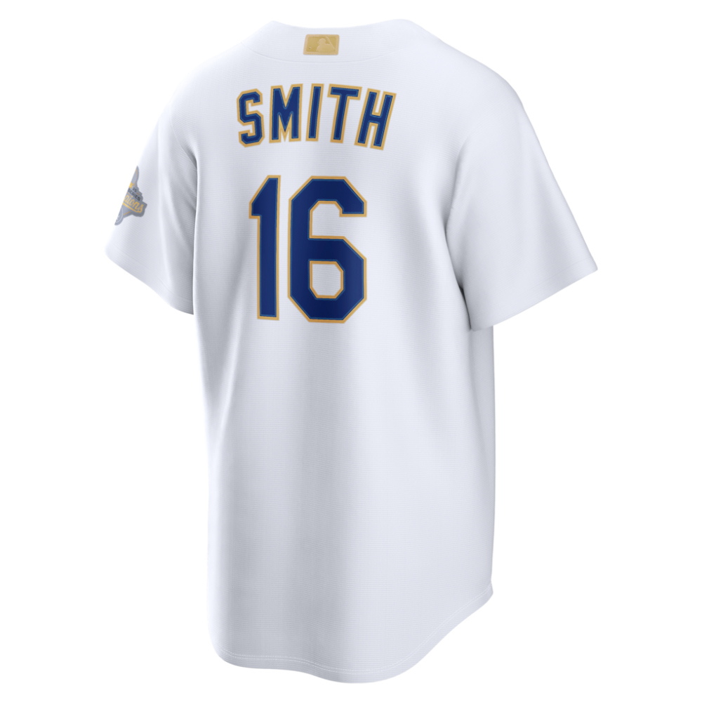 Will Smith Los Angeles Dodgers 2026 Gold Collection Stadium Jersey - White-Pro Kit Vault | Brand New 26/27 Sports Jerseys